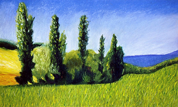 Poplars Below Rochebaudin